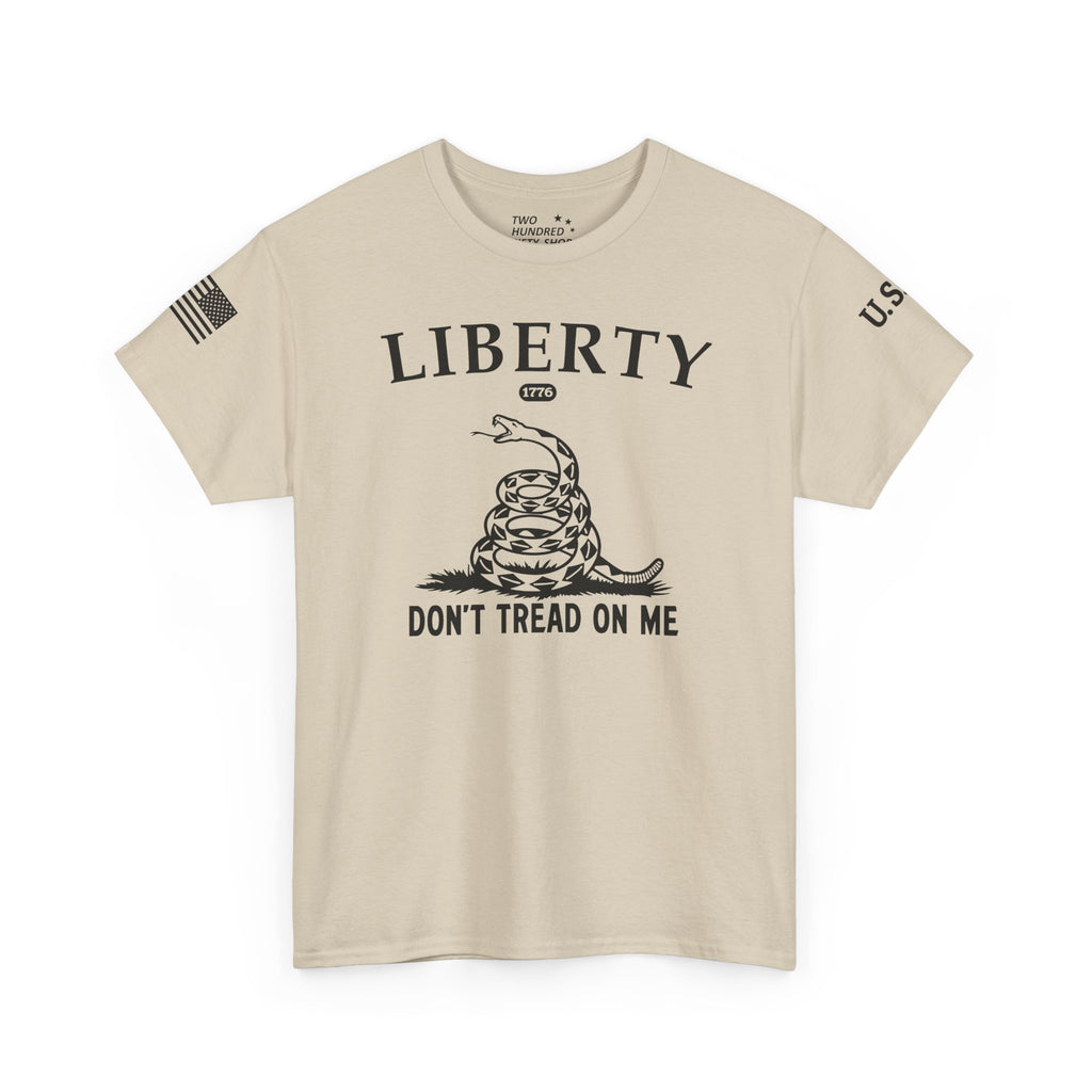Liberty "Don't Tread on Me" Heavy Tee — Patriotic USA Anniversary T-Shirt