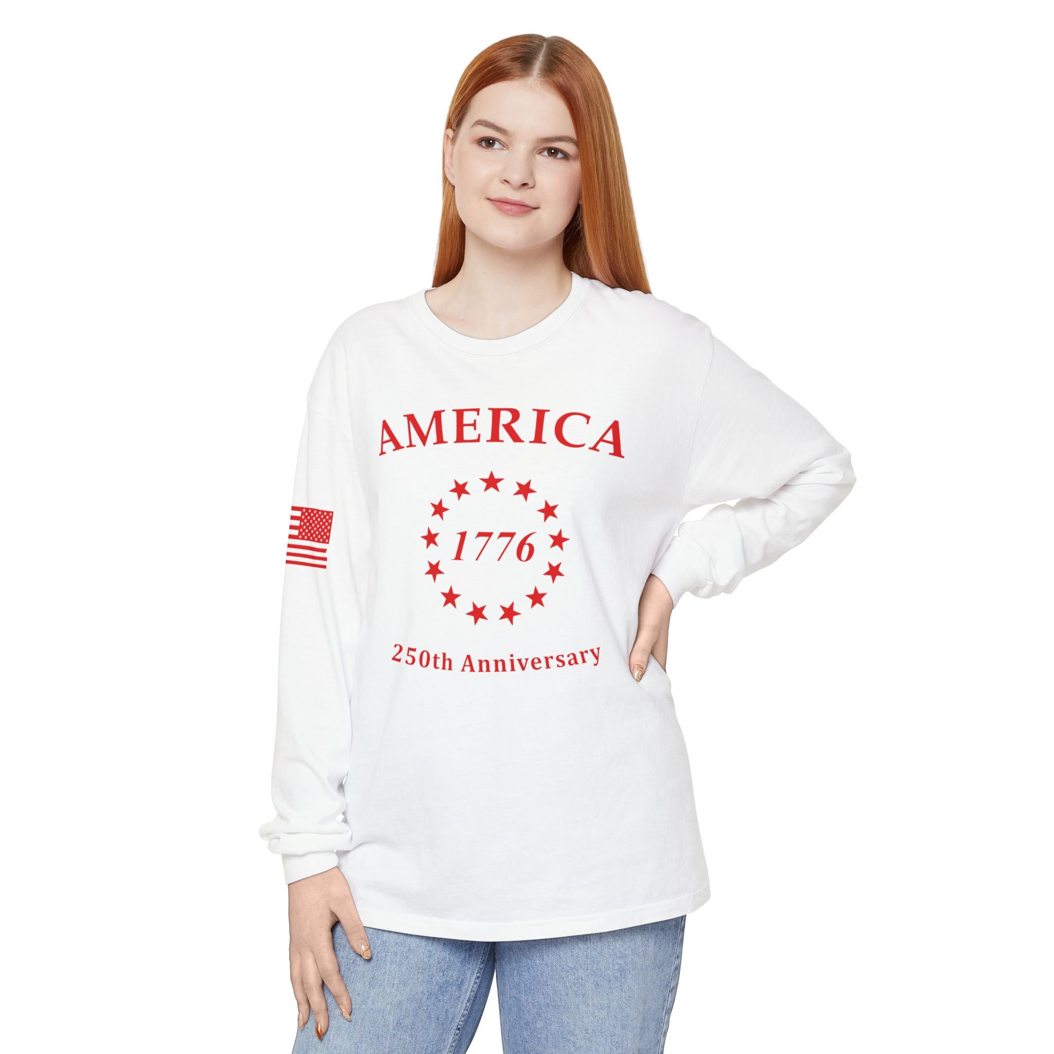 America 13 Colonies 1776 250th Anniversary Unisex Long Sleeve T-Shirt