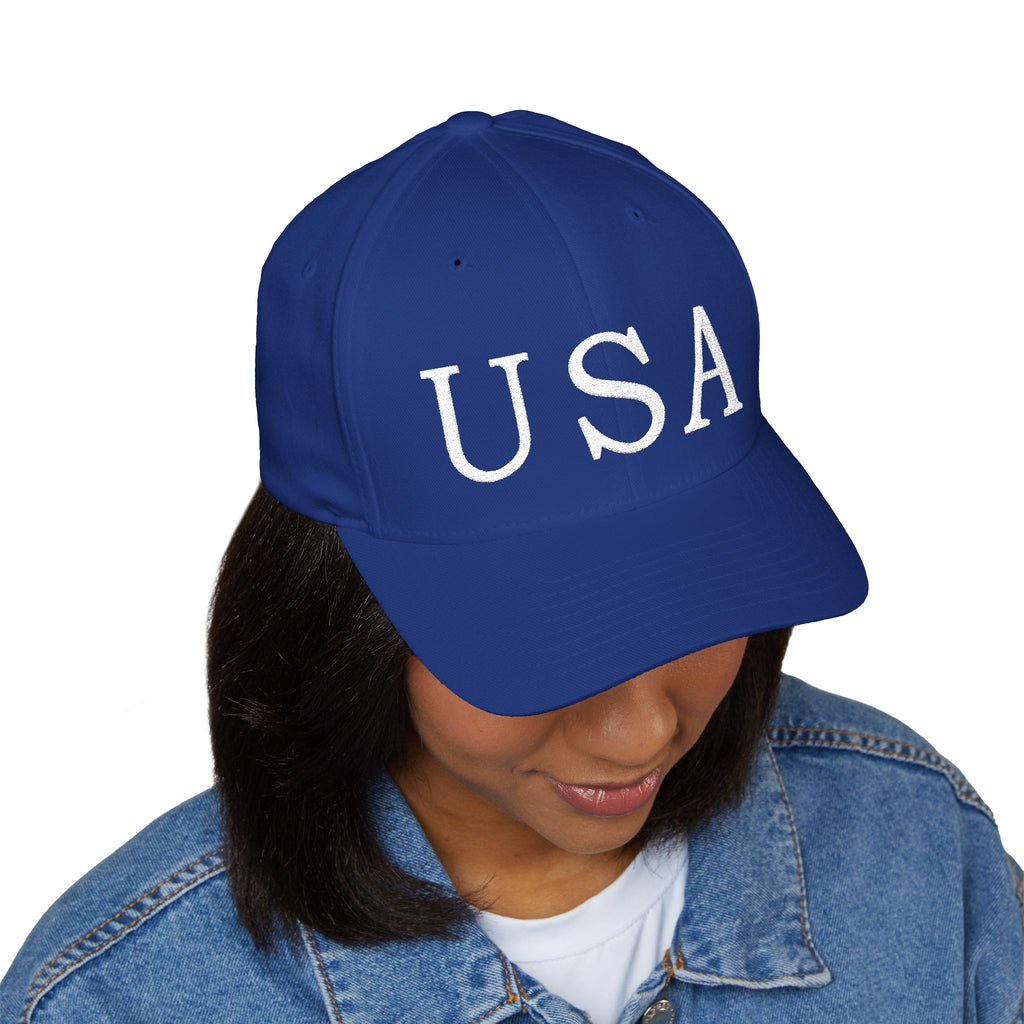 USA Embroidered Cap — Classic Patriotic Baseball Hat