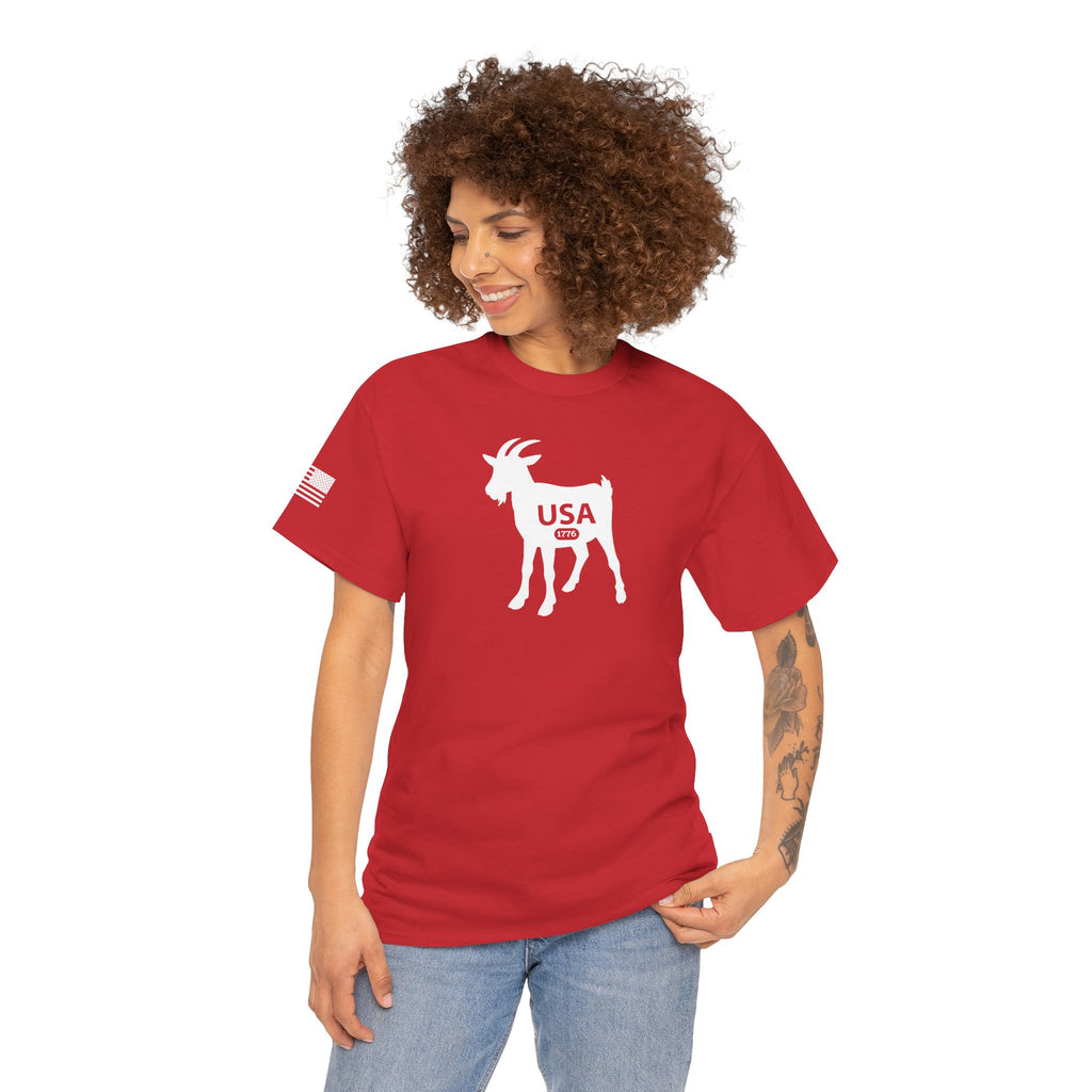 USA Goat T-Shirt — Patriotic Goat Graphic Tee