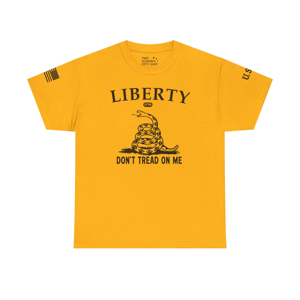 Liberty "Don't Tread on Me" Heavy Tee — Patriotic USA Anniversary T-Shirt
